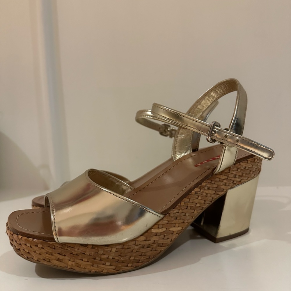 Prada Platform Sandals - image 3